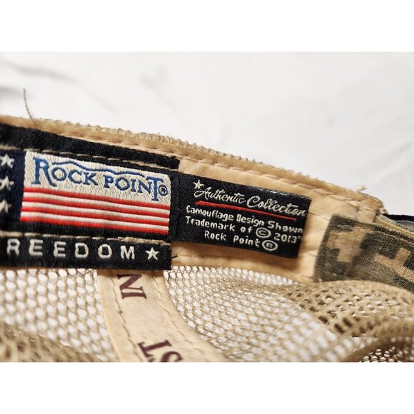 Chevrolet Camouflage Mesh Trucker Hat With American Flag - Picture 2 of 7